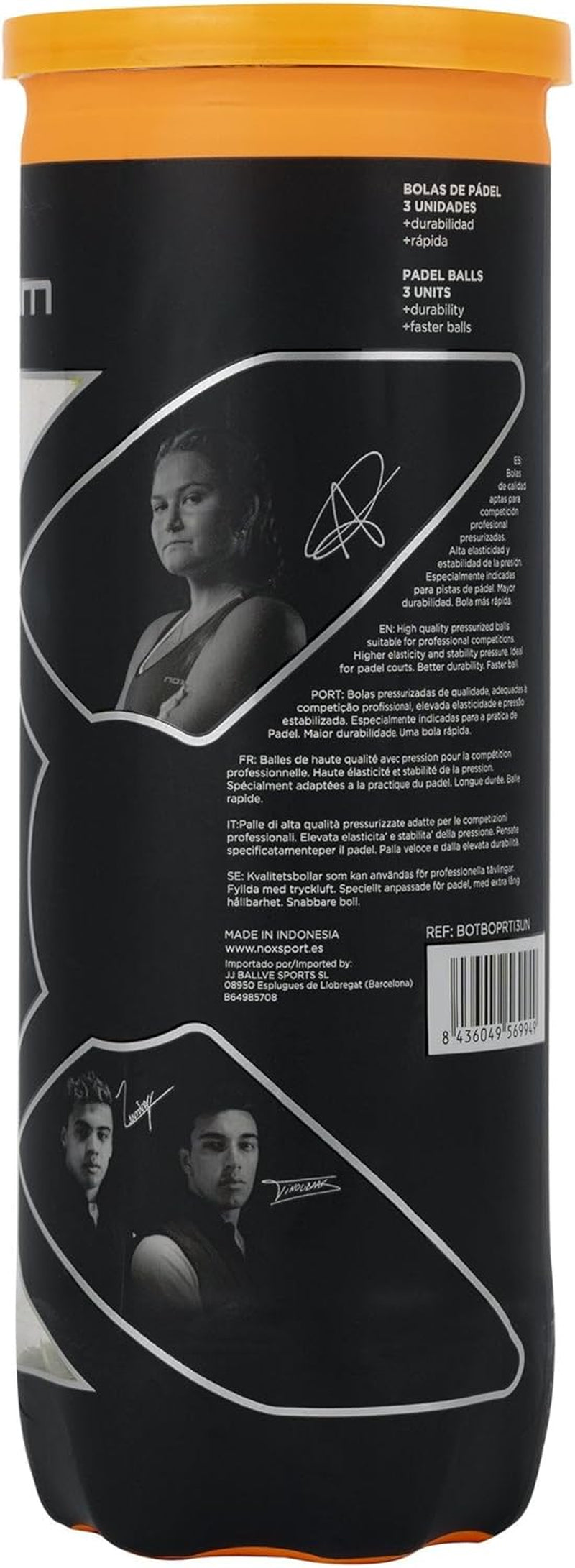 Barattolo Di 3 Palline Da Paddle Pro Titanium