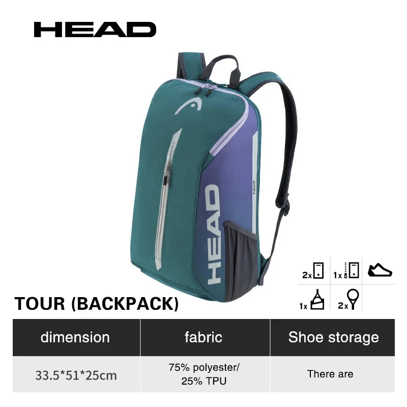 Original TOUR Series Tennis Bag 2-Pack Professional Backpack Adult Shoulder Rackets Sports Fitness Bags Tennis Padel Racket