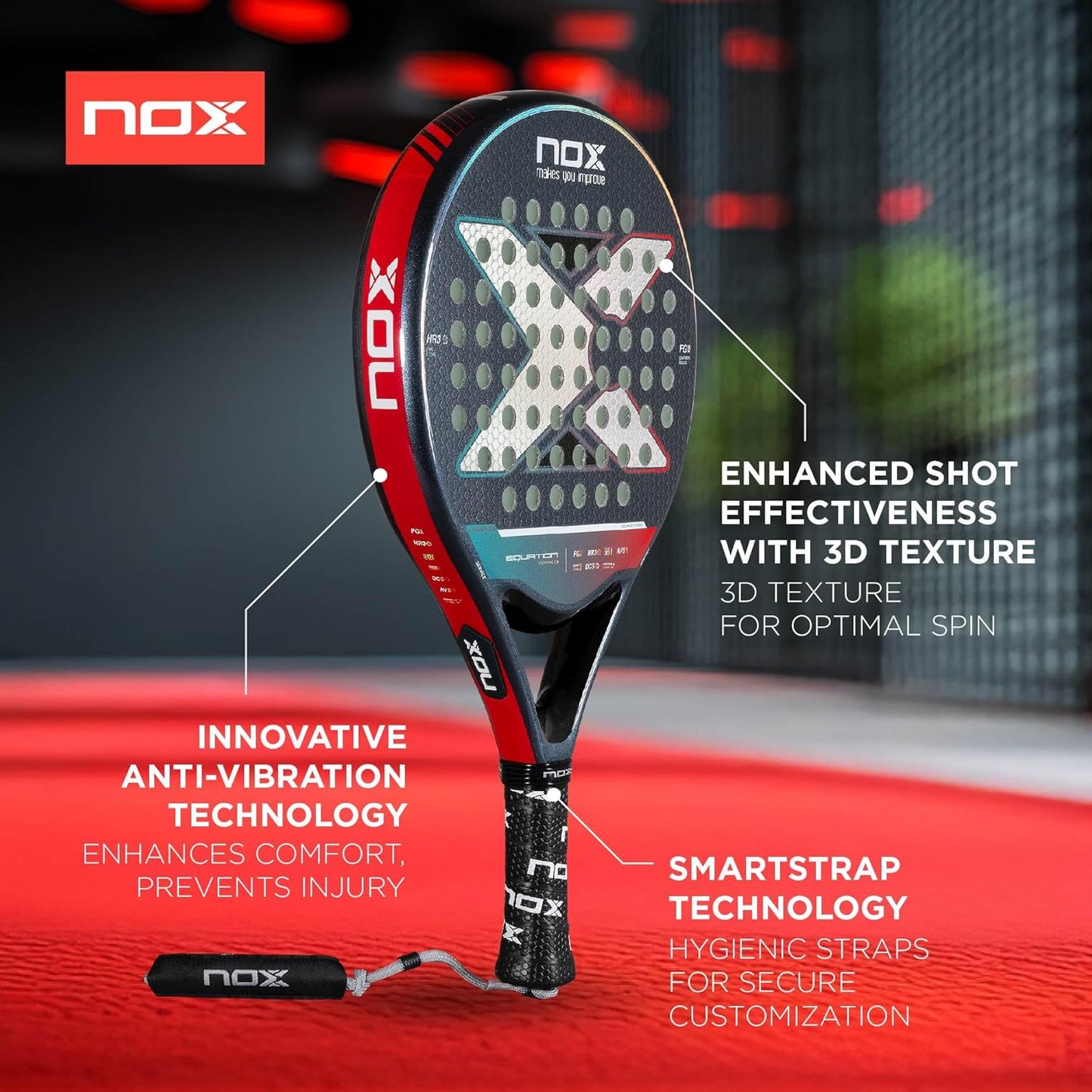 Equation - Racchetta Da Padel Leggera, 350-365 Gr
