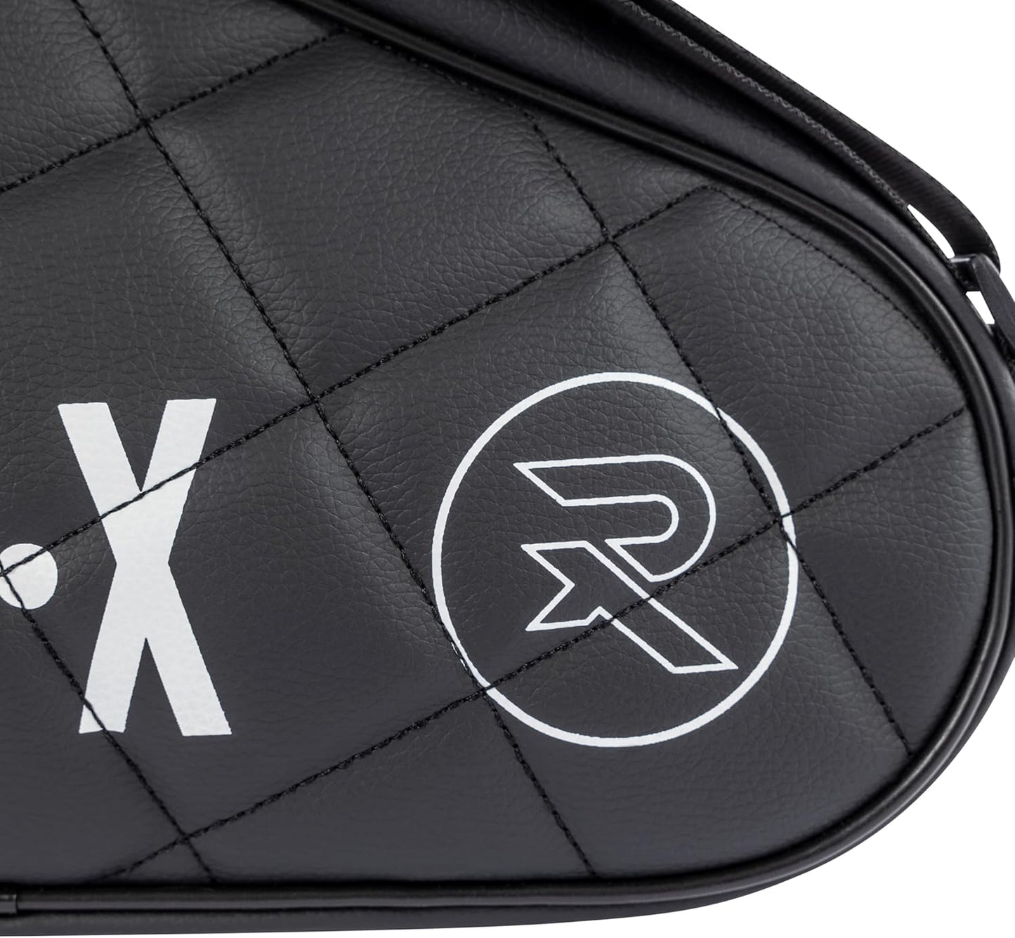 Elite - Custodia per Racchetta Da Padel - Nero O Blu, per 1 Racchetta. Borsa Da Padel Trapuntata in Pelle Sintetica, per Uomo E Donna, Imbottita, Regalo Di Lusso