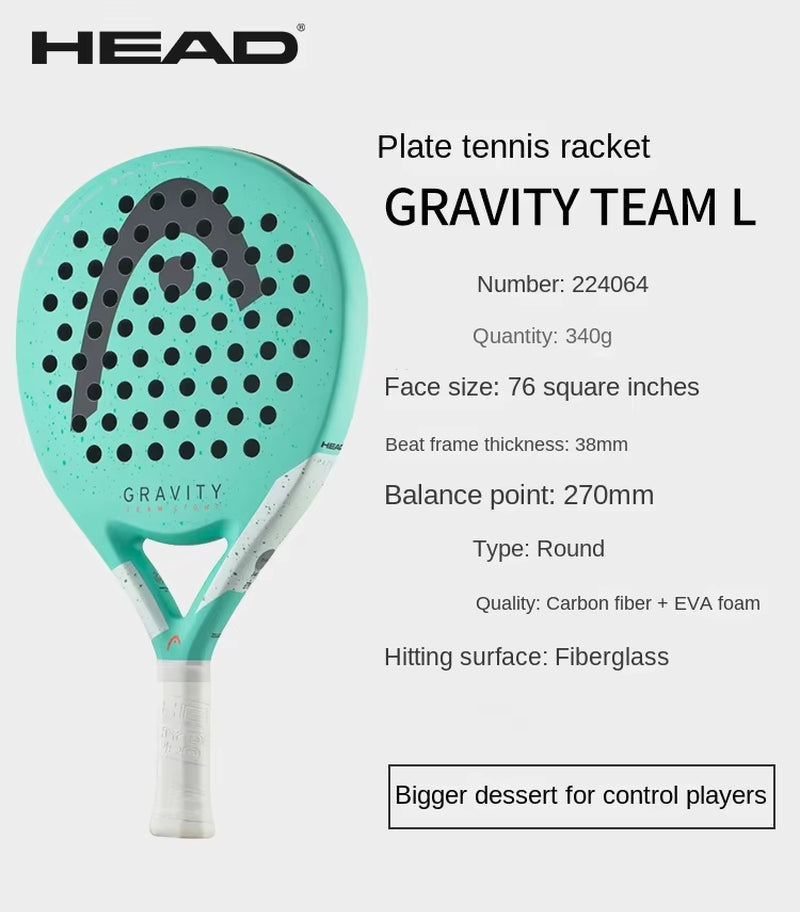 NEW 2025 Professional Tennis Rackets Carbon Fibre with Eva Memory Flex Foam Core Padel Tennis Racquets Padel
