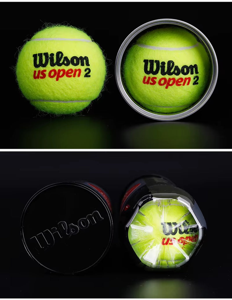 US OPEN Tennis Training Balls XD TBALL Blended Wool Rubber 3 Pieces in Combination Sealed Cans WRT1020 57G