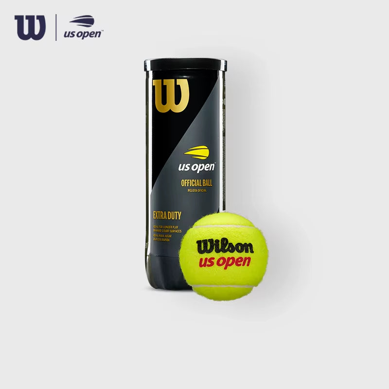 US OPEN Tennis Training Balls XD TBALL Blended Wool Rubber 3 Pieces in Combination Sealed Cans WRT1020 57G