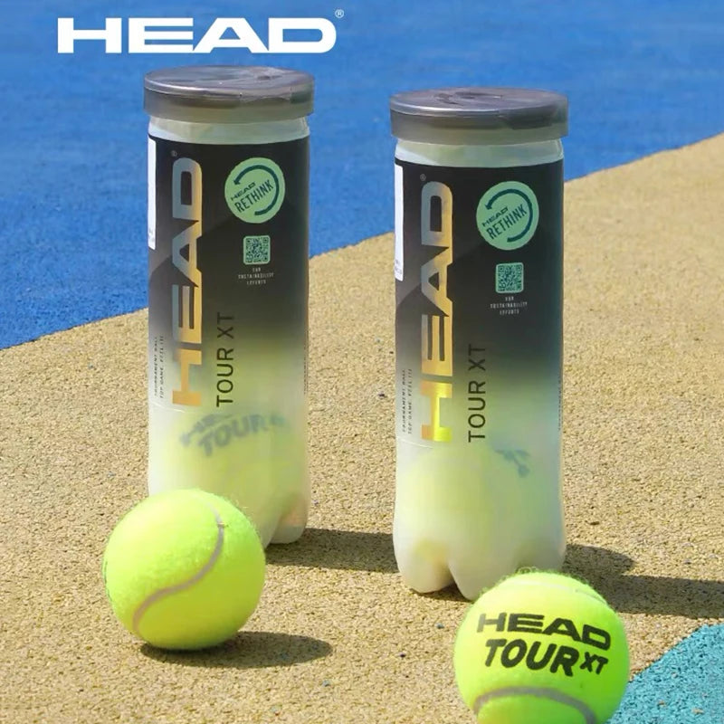 HEAD Professional Tennis Balls Competition Training Tennis Balls High Elastic Resistance TOUR XT Tennis Ball 3 Pieces per Can