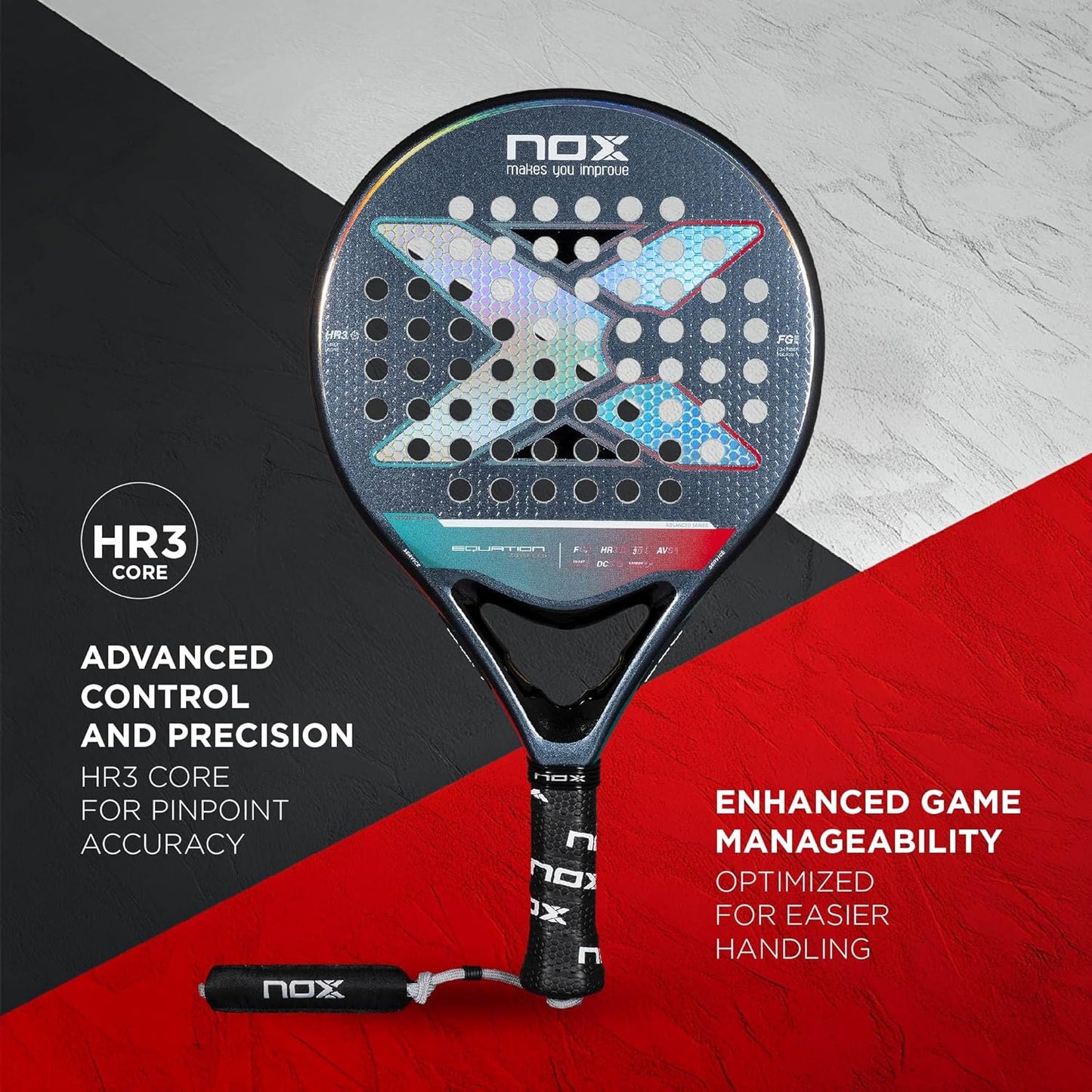 Equation - Racchetta Da Padel Leggera, 350-365 Gr