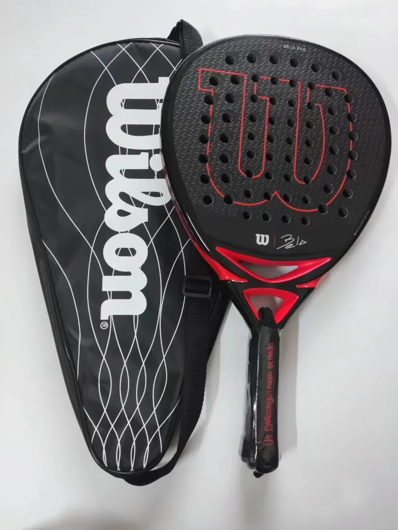 Professional Tennis Rackets Carbon Fibre Surface Diamond Shape with Eva Memory Flex Foam Core Padel Tennis Racquets