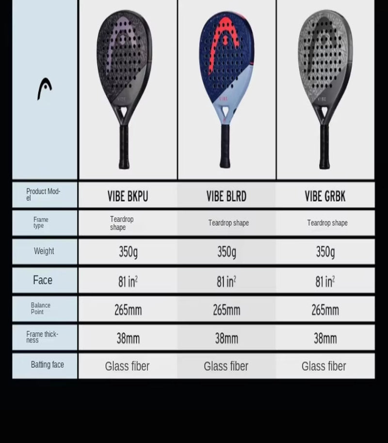 NEW 2025 Professional Tennis Rackets Carbon Fibre with Eva Memory Flex Foam Core Padel Tennis Racquets Padel