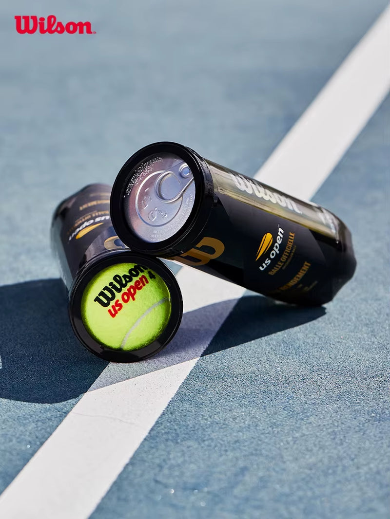 US OPEN Tennis Training Balls XD TBALL Blended Wool Rubber 3 Pieces in Combination Sealed Cans WRT1020 57G