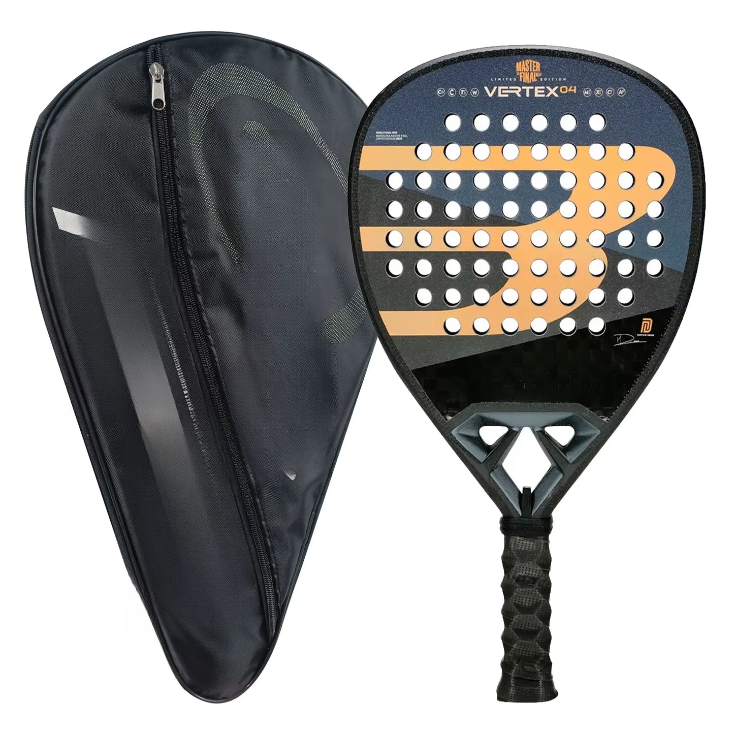 Padel Racket Carbon Fiber Surface with 3K 12K 18K EVA Memory Flex Foam Core Lightweight Padel Racquet
