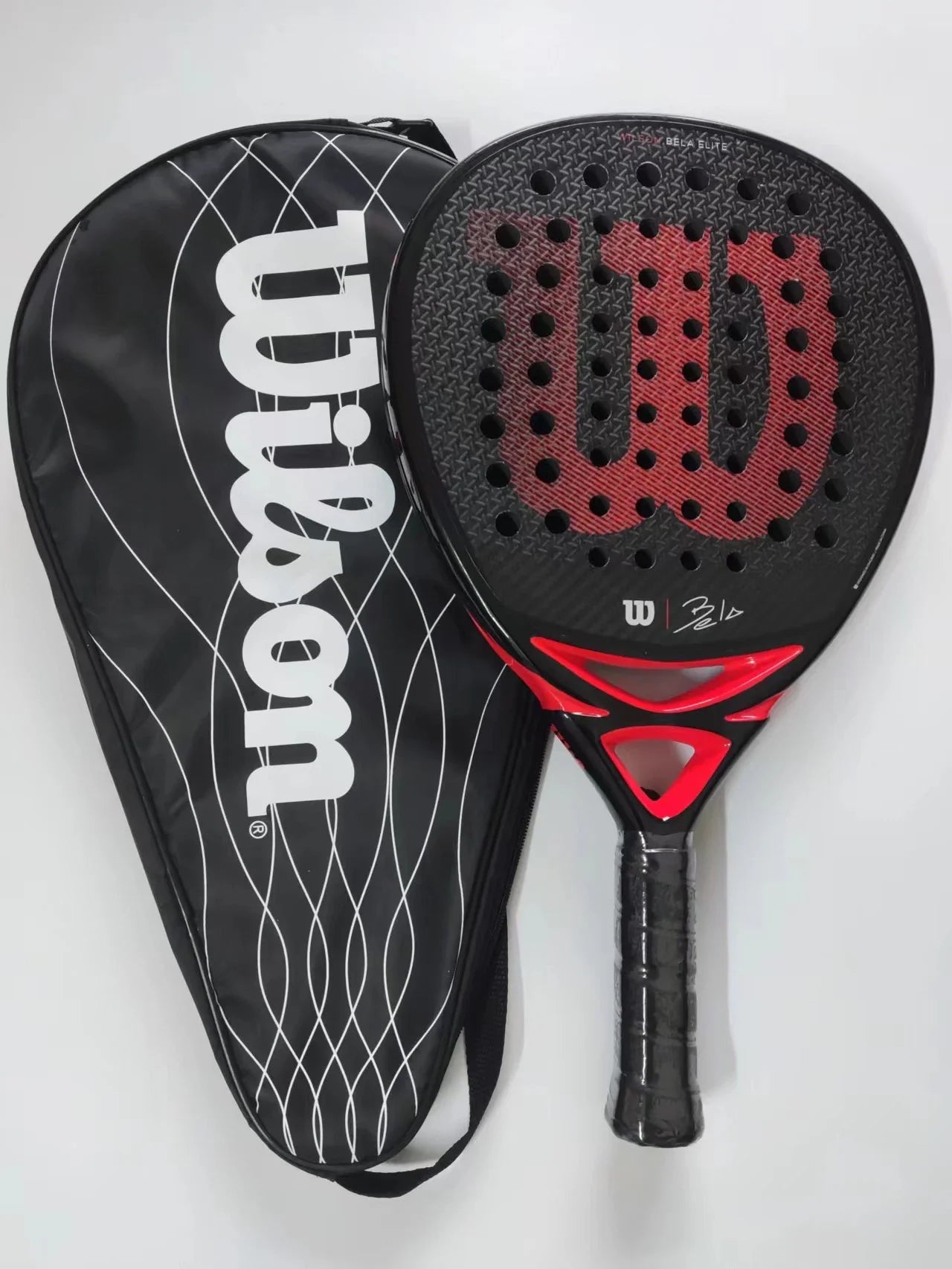 Professional Tennis Rackets Carbon Fibre Surface Diamond Shape with Eva Memory Flex Foam Core Padel Tennis Racquets