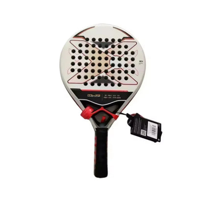 Padel Racket Carbon Fibre Surface with EVA Memory Elasticity Foam Core Tennis Racquet Paddle Shaped Sports Goods
