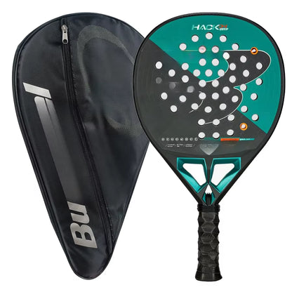 Padel Racket Carbon Fiber Surface with 3K 12K 18K EVA Memory Flex Foam Core Lightweight Padel Racquet