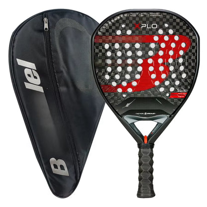 Padel Racket Carbon Fiber Surface with 3K 12K 18K EVA Memory Flex Foam Core Lightweight Padel Racquet