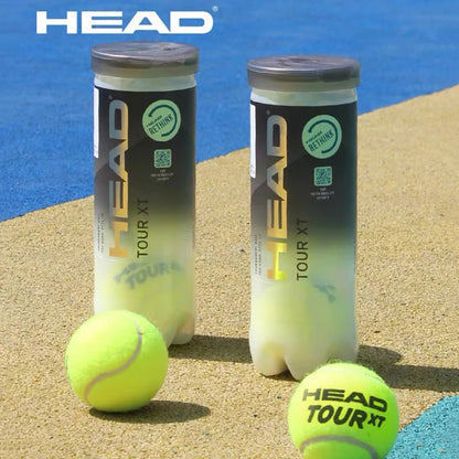 HEAD Professional Tennis Balls Competition Training Tennis Balls High Elastic Resistance TOUR XT Tennis Ball 3 Pieces per Can