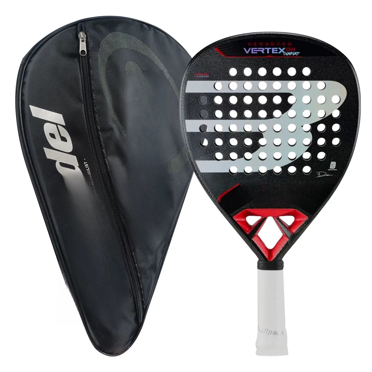 Padel Racket Carbon Fiber Surface with 3K 12K 18K EVA Memory Flex Foam Core Lightweight Padel Racquet