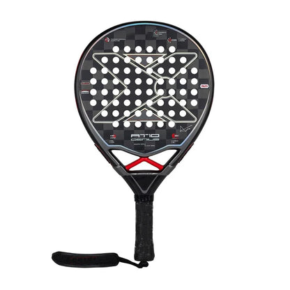 Padel Racket Carbon Fibre Surface with EVA Memory Elasticity Foam Core Tennis Racquet Paddle Shaped Sports Goods