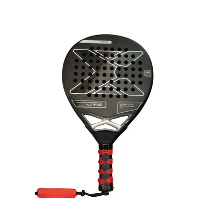 Padel Racket Carbon Fibre Surface with EVA Memory Elasticity Foam Core Tennis Racquet Paddle Shaped Sports Goods